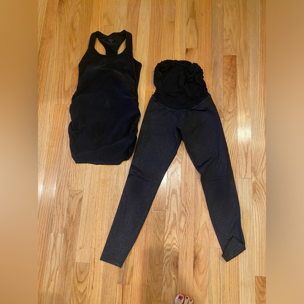 Beyond the Bump beyond yoga workout set